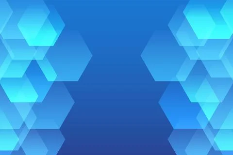 Minimal abstract background with sharp geometric Hexagon shapes Illustrazione stock