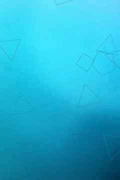 Minimal abstract background with subtle outlined triangles and squares on a.. 스톡 일러스트