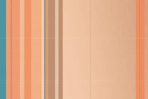 Minimal abstract background with vertical stripes in coral, beige, and teal.. Stock Illustration