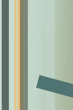 Minimal abstract background with vertical stripes in muted green, gray, and.. Stock Illustration