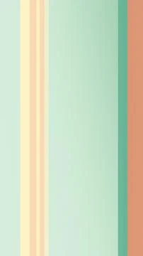 Minimal abstract background with vertical stripes in mint green, peach, and.. Stock Illustration