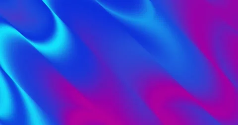 Minimal abstract blue background with smooth flowing lines and soft gradient mot Stock Footage 307431676