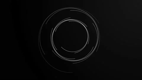 Minimal abstract circle loop animation. Stock Footage 166104253