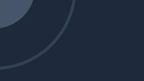 Minimal abstract composition featuring dark blue tones with curved circular s Stock Illustration