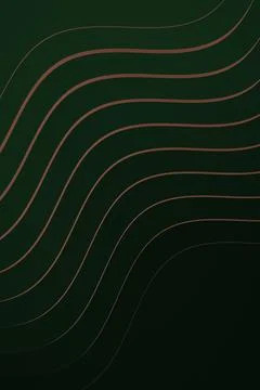 Minimal abstract composition of fine brown contour lines curving across a d.. 스톡 일러스트