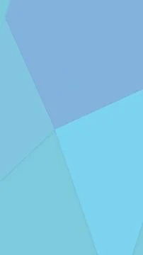 Minimal abstract composition of layered blue geometric paper shapes with a .. Stock Illustration
