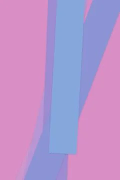 Minimal abstract composition of layered paper-like shapes in soft pink and .. Stock Illustration