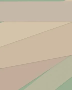 Minimal abstract composition of layered paper-like shapes in beige and mint.. Stock Illustration