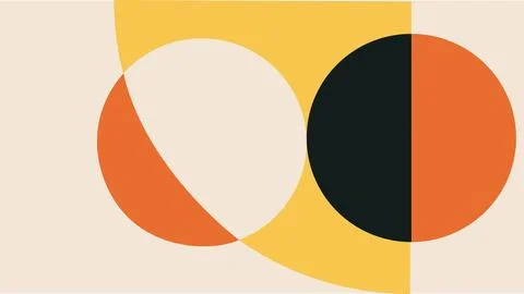 Minimal Abstract Design with Blocks Background Stock Illustration