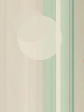 Minimal abstract design featuring a large translucent circle over soft past.. Ilustração Stock