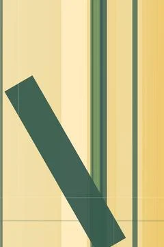 Minimal abstract design featuring a teal diagonal bar and vertical stripes .. Stock Illustration