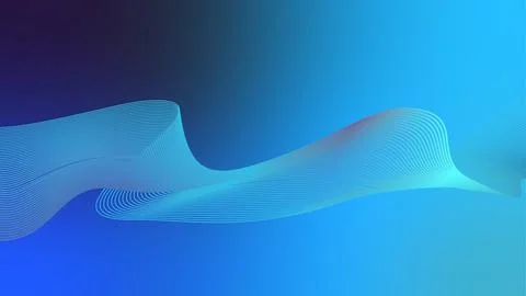 Minimal Abstract fluid Blue gradient colorful background design Stock Illustration
