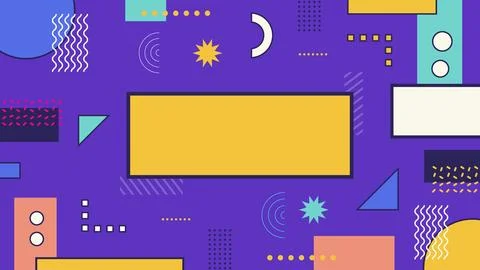 Minimal Abstract Frame with Background Stock Illustration