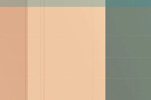 Minimal abstract geometric blocks in beige, peach, and muted teal create a .. 스톡 일러스트