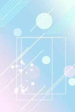 Minimal abstract geometric design with overlapping squares, circles, and di.. Illustrazione stock