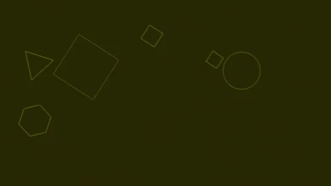 Minimal abstract geometric pattern on dark green canvas for sophisticated m.. Stock Footage 342161013