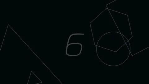Minimal Abstract Geometric Pattern Loop | Elegant Black White Background Mo.. Stock Footage 342206180