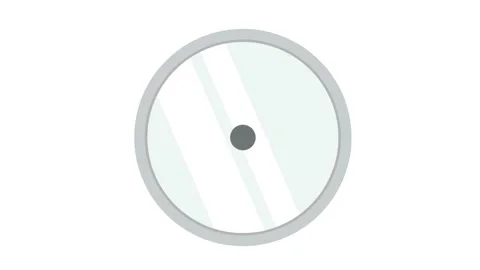 Minimal abstract motion 4K rendering clock time Stock Footage 131077143