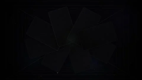 Minimal abstract network visualization of complex digital data flow Stock Footage 344249074