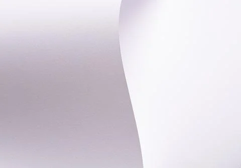 Minimal abstract paper background with soft curved white and gray surfaces. Stock Photos