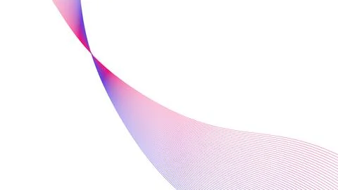 Minimal Abstract Ribbon Wave Background Vector Illustration Modern Gradient.. Stock Illustration