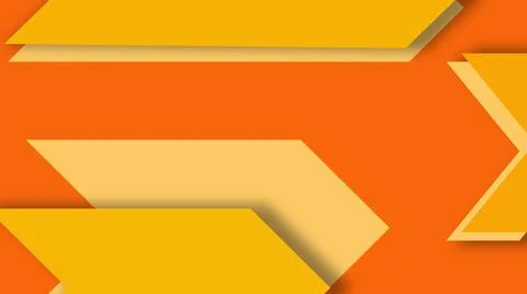 Minimal abstract shape background with yellow color. Dynamic style banner des 스톡 사진
