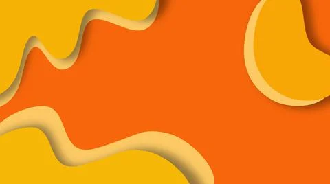 Minimal abstract shape background with yellow color. Dynamic style banner des 스톡 사진