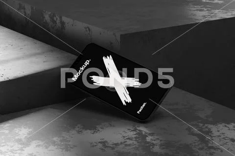 Minimal Abstract Smartphone Mockup PSD Template