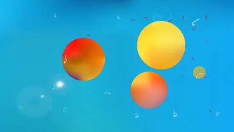 Minimal abstract space background picture color. Stock Illustration
