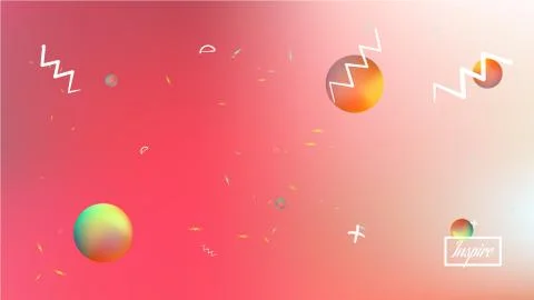 Minimal abstract space background picture modern. Stockillustratie