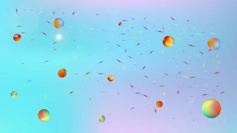 Minimal abstract space background picture colorful. イラスト素材