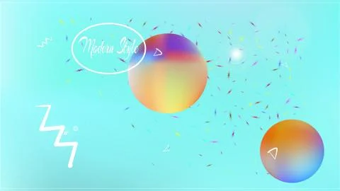 Minimal abstract space background picture color. Illustrazione stock