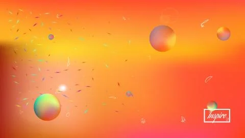 Minimal abstract space background picture color. Illustrazione stock