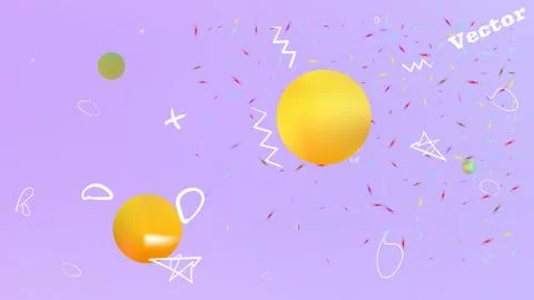 Minimal abstract space background picture colorful. 库存插图