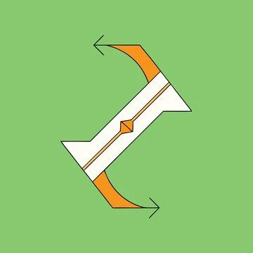 Minimal abstract symbol representing motion and sp Stock Illustration