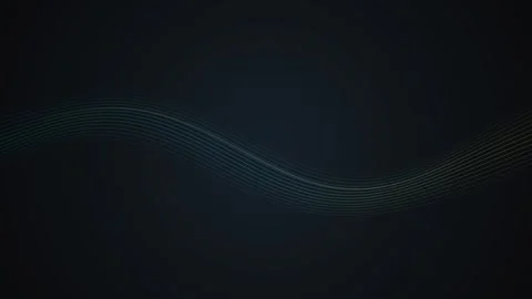 Minimal Abstract Wave Motion on Dark Background for Modern Presentation Stock Footage 346002786