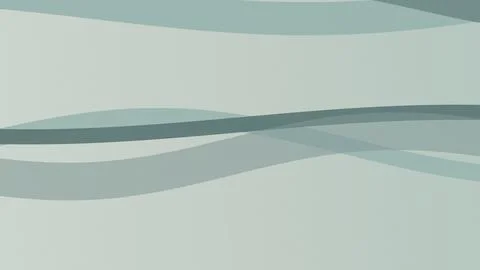 Minimal abstract wave pattern in soft teal and white, creating a calm moder.. 库存插图