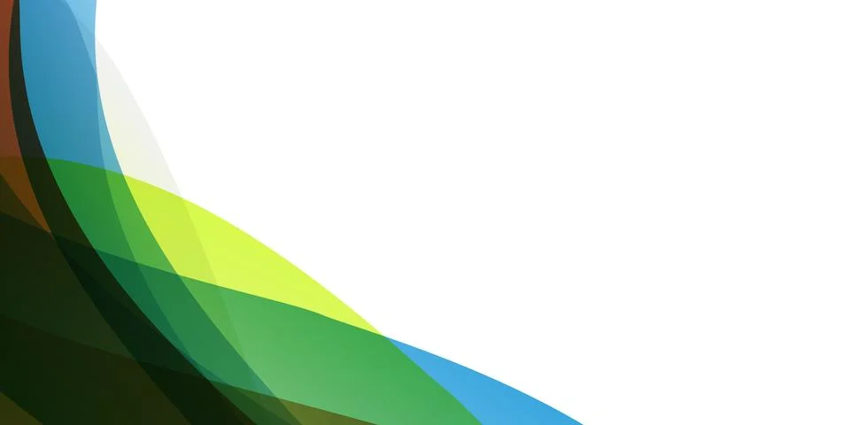 Minimal abstract wide scale background with overlapping translucent colorfu.. 库存插图