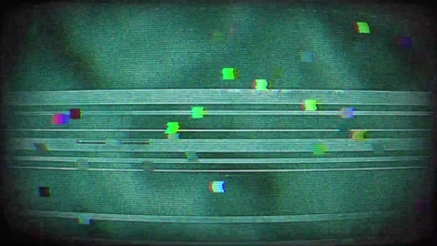 Minimal Aesthetic Digital Noise Loop Stock Footage 322601302