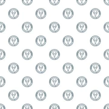 Minimal air balloon pattern vector seamless Stock Illustration