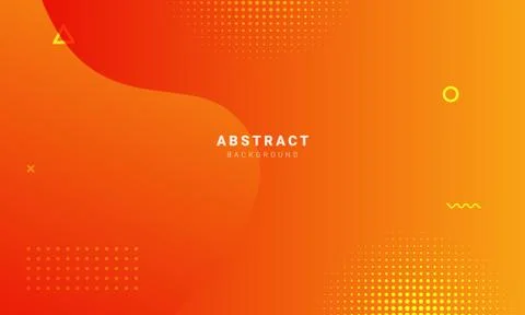 Minimal and modern orange gradient backgrounds. Illustrazione stock