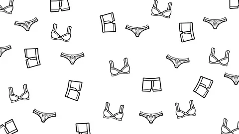 Minimal animated undercloths background. 스톡 동영상 128848513