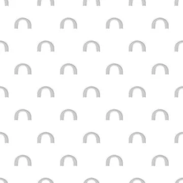 Minimal arch pattern background creating a seamless design Stock Illustration