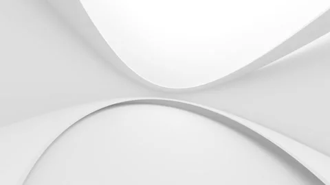 Minimal Architecture Graphic Design. White Modern Building Background Stock Footage 166379673