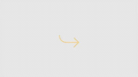 Minimal Arrow Animation Loop Transparent Stock Footage 320212753