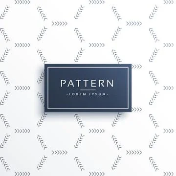 Minimal arrow pattern vector background Illustrazione stock
