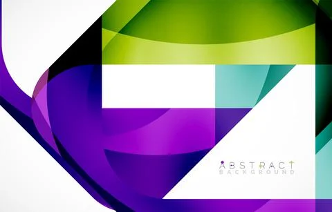 Minimal background. Abstract square shape with round corners created with wavy イラスト素材