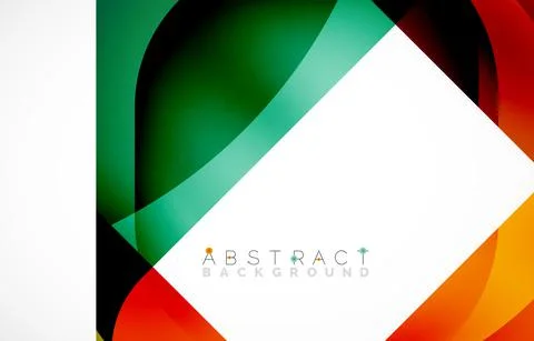 Minimal background. Abstract square shape with round corners created with wavy イラスト素材