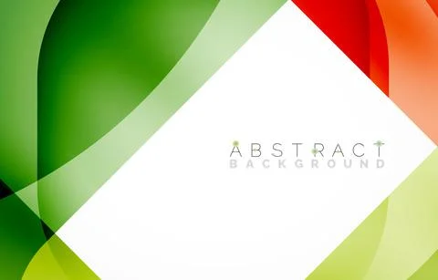 Minimal background. Abstract square shape with round corners created with wavy 스톡 일러스트