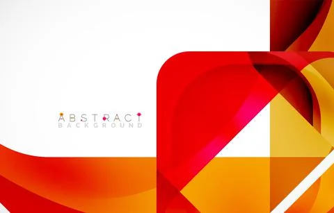 Minimal background. Abstract square shape with round corners created with wavy Illustrazione stock